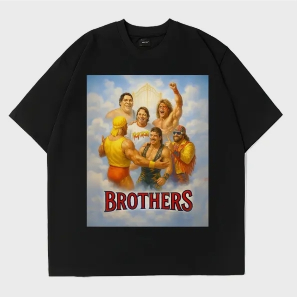 Brothers Graphic Black T-Shirt